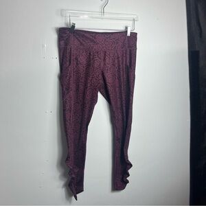 Lululemon Luxtreme floral rose leggings size 12 1376